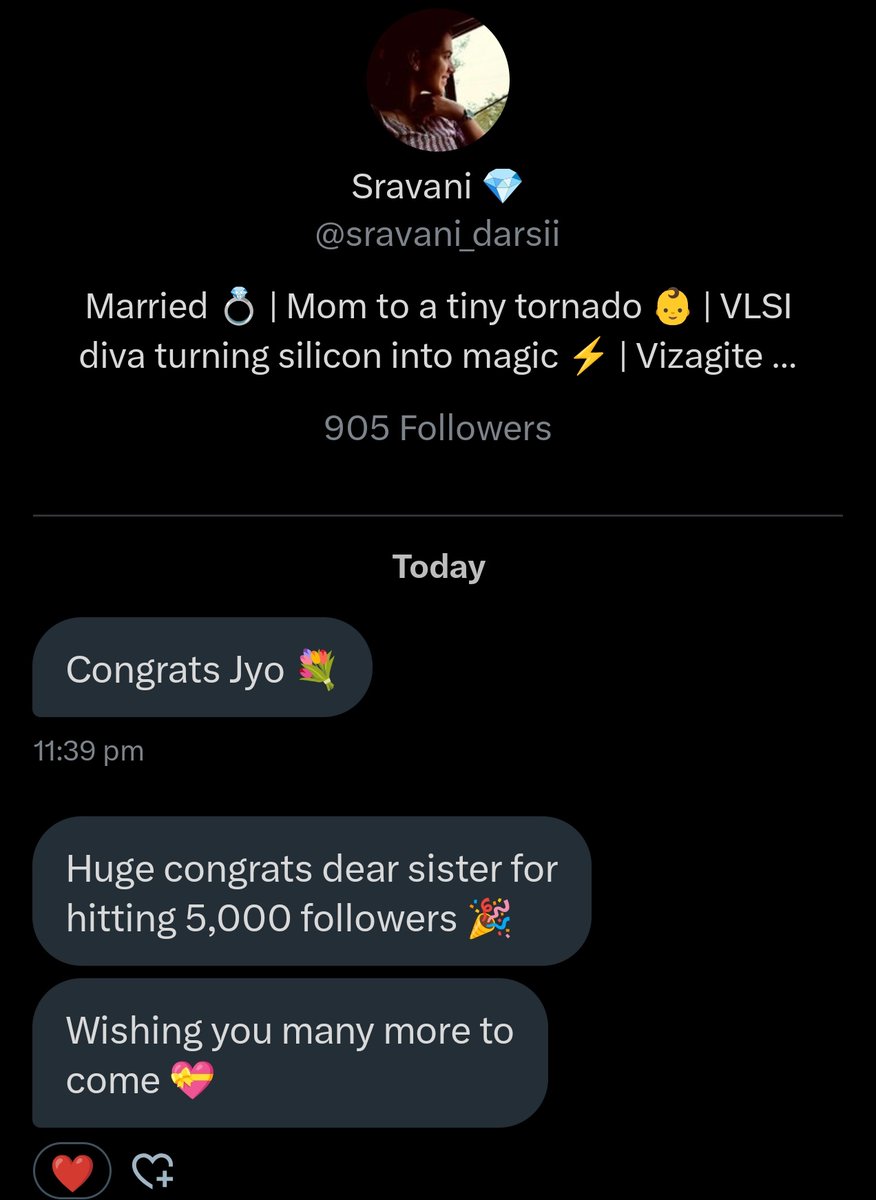 Savitri (@savitri_namburu) on Twitter photo Some wishes touch the heart in a way words canโt explain, and Sravani is one of them ๐. She may be quiet by nature, but her love and care speak louder than a thousand voices.
Tq <a href="/sravani_darsii/">Sravani ๐</a> akka ๐ซ Some wishes touch the heart in a way words canโt explain, and Sravani is one of them ๐. She may be quiet by nature, but her love and care speak louder than a thousand voices.
Tq <a href="/sravani_darsii/">Sravani ๐</a> akka ๐ซ