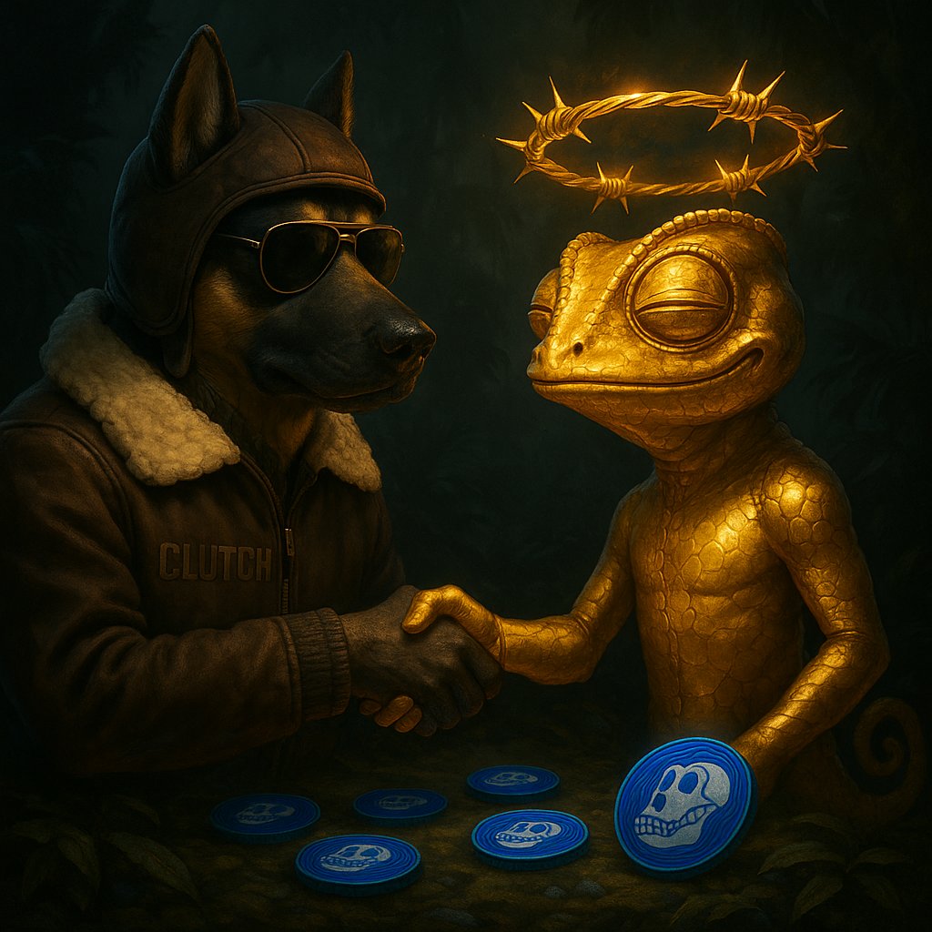 GM

Time to put my <a href="/ClutchMarkets/">CLUTCH</a> Pup to work for that <a href="/apecoin/">ApeCoin</a>