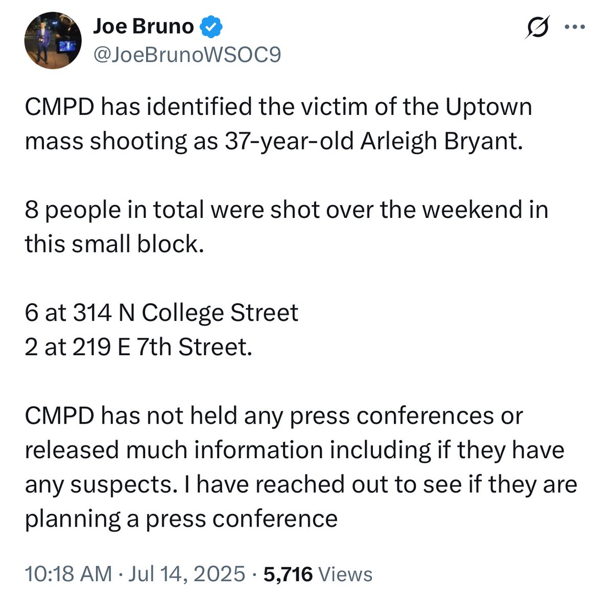CLT_GOP's tweet image. The new normal in Charlotte.
Uptown is a no-go zone.
@CLTMayor @CharMeckDA @CLTCityCouncil has failed us.