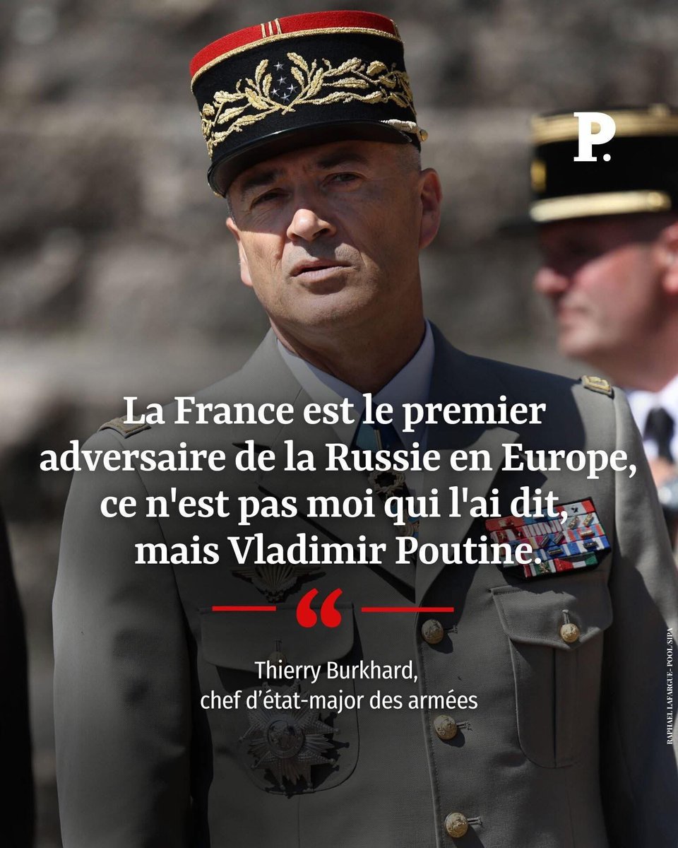 alainpaulweber's tweet photo. Le général Burkhard a déclaré : « C’est Poutine qui le dit : “La France est mon adversaire principal en Europe”.

LE GENERAL BURCKHARD A MENTI !

GROK Poutine a t’il dit cela ? : « Non, après une recherche approfondie sur le web et dans les archives de discours de Vladimir Poutine (y compris sur le site du Kremlin et des bases de citations comme Wikiquote), je n’ai trouvé aucune citation écrite directe ou vérifiable où Poutine déclare explicitement que la France est son principal ennemi en Europe. »

DeepSeek Poutine a t’il dit cela ? « D'après les sources consultées, Vladimir Poutine n'a pas désigné la France comme son "principal ennemi en Europe" dans des déclarations officielles récentes. »

CONCLUSION : @EmmanuelMacron arrive à transformer nos plus brillants militaires en menteurs patentés !