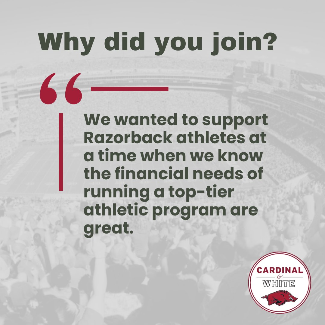 RazorFoundation's tweet image. Thank you to Erik Berry and Brynn Sims for recommitting to Cardinal & White! We couldn’t support our student-athletes without members like you!