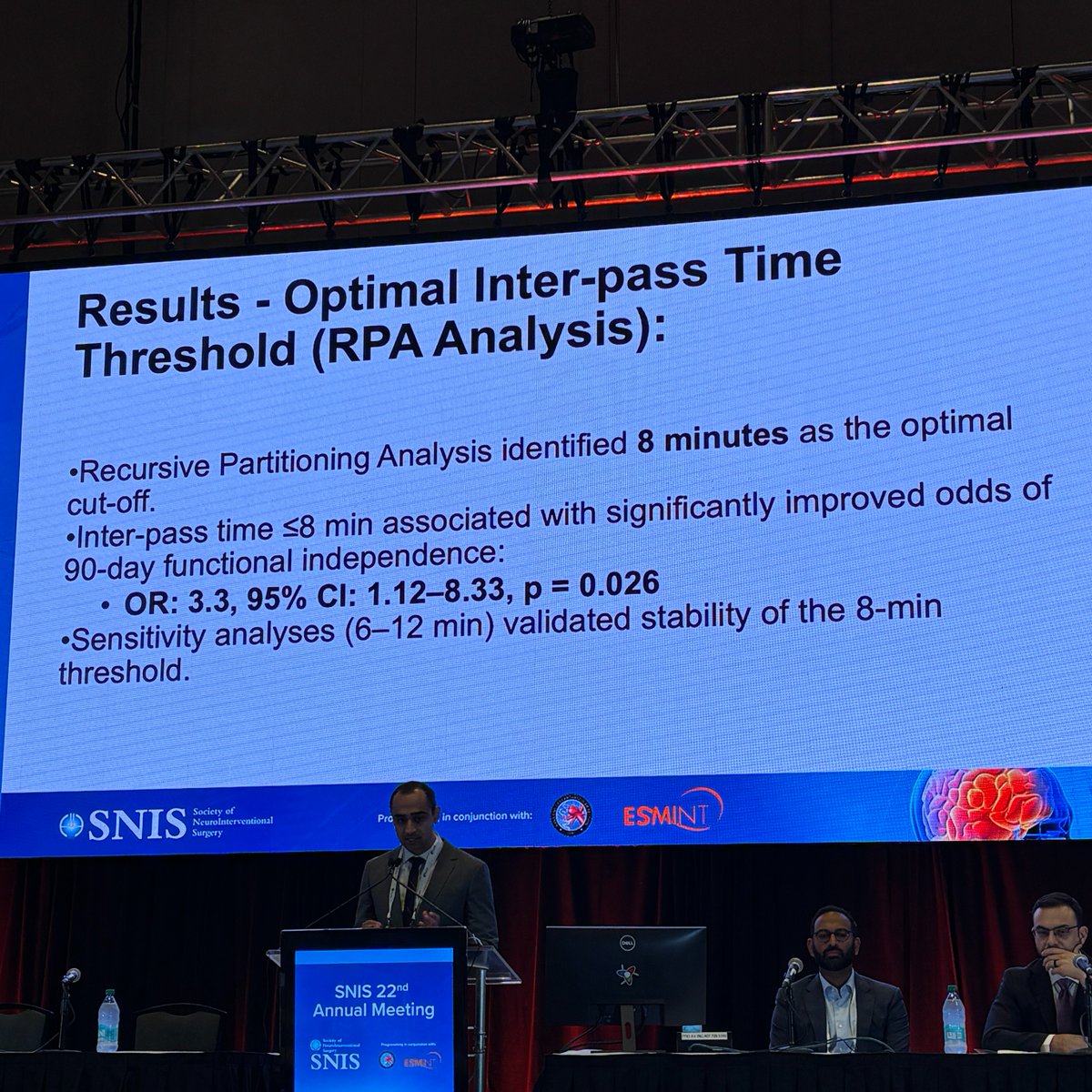 JNIS (@jnis_bmj) on Twitter photo Dr. Amol Mehta presenting on inter pass time to procedural efficacy and clinical outcome. Interpass time of less than 8 minutes improves 90 day outcomes! #SNIS2025 @SNISInfo <a href="/esmintsociety/">ESMINT Society</a> <a href="/cvsection/">CV Section</a> <a href="/fcalbuquerque51/">Felipe C. Albuquerque</a> <a href="/dr_mchen/">Michael Chen, MD</a> <a href="/DanniDiestro/">Dr. DiestroKE</a> <a href="/MattAmansMD/">Matthew Amans</a> <a href="/ducruetaf/">Andrew Ducruet</a> <a href="/MattFusco_MD/">Matt Fusco</a> Dr. Amol Mehta presenting on inter pass time to procedural efficacy and clinical outcome. Interpass time of less than 8 minutes improves 90 day outcomes! #SNIS2025 @SNISInfo <a href="/esmintsociety/">ESMINT Society</a> <a href="/cvsection/">CV Section</a> <a href="/fcalbuquerque51/">Felipe C. Albuquerque</a> <a href="/dr_mchen/">Michael Chen, MD</a> <a href="/DanniDiestro/">Dr. DiestroKE</a> <a href="/MattAmansMD/">Matthew Amans</a> <a href="/ducruetaf/">Andrew Ducruet</a> <a href="/MattFusco_MD/">Matt Fusco</a>