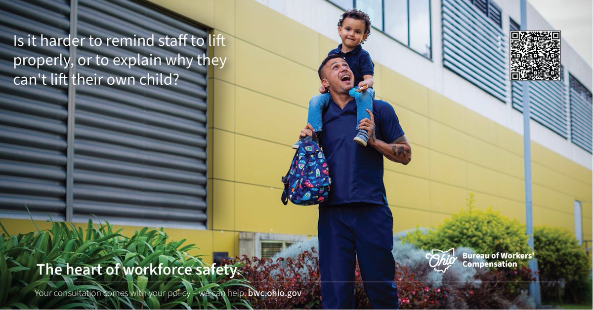 Is it harder to remind staff to lift properly, or to explain why they can't lift their own child? Your safety consultation comes with your BWC policy. We can help. Request a consultation today: bit.ly/4lVVGzl