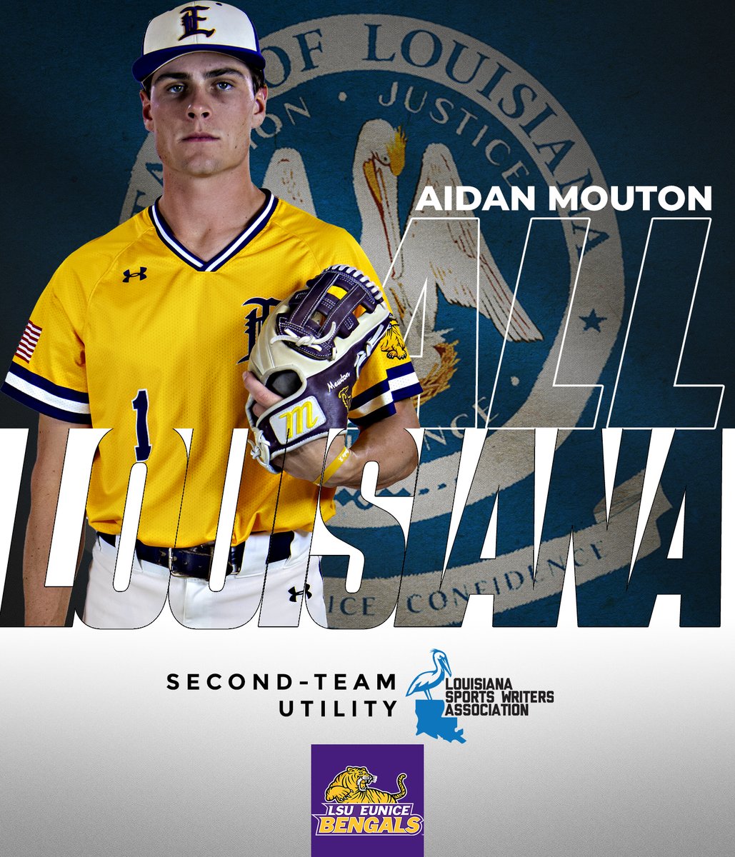 This redshirt freshman did it all in his first full season with the Bengals.  Aidan Mouton was a spark at the top of the LSUE lineup while also shutting down games on the mound.  This Notre Dame HS product is a second-team utility on 2025 <a href="/TheLSWA/">LSWA</a> All-Louisiana Team.

#DDCS