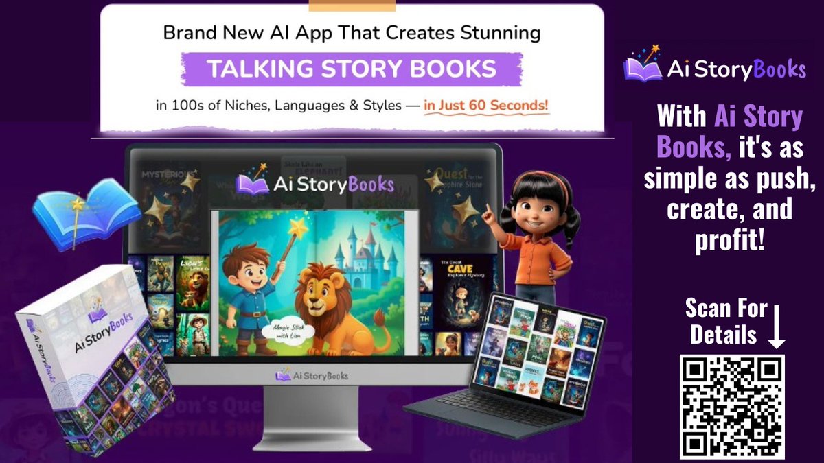 bsssbooster's tweet photo. An opportunity to get a slice of the high-growing Global StoryBooks market today with AI STORYBOOKS
https://t.co/N0OTwqTRd0

#Storyteller #storybooks #Creator #Profit #Sales  #XRP #profitmachine #newweek #rhode #HYDE #saban #Ghislaine #Jikook #autopen #Fauci #Cory_Chase https://t.co/PKjVIOO8Ed