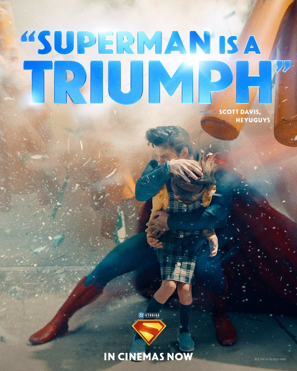 The hype is real! 

What was your favourite moment in #Superman? 💫