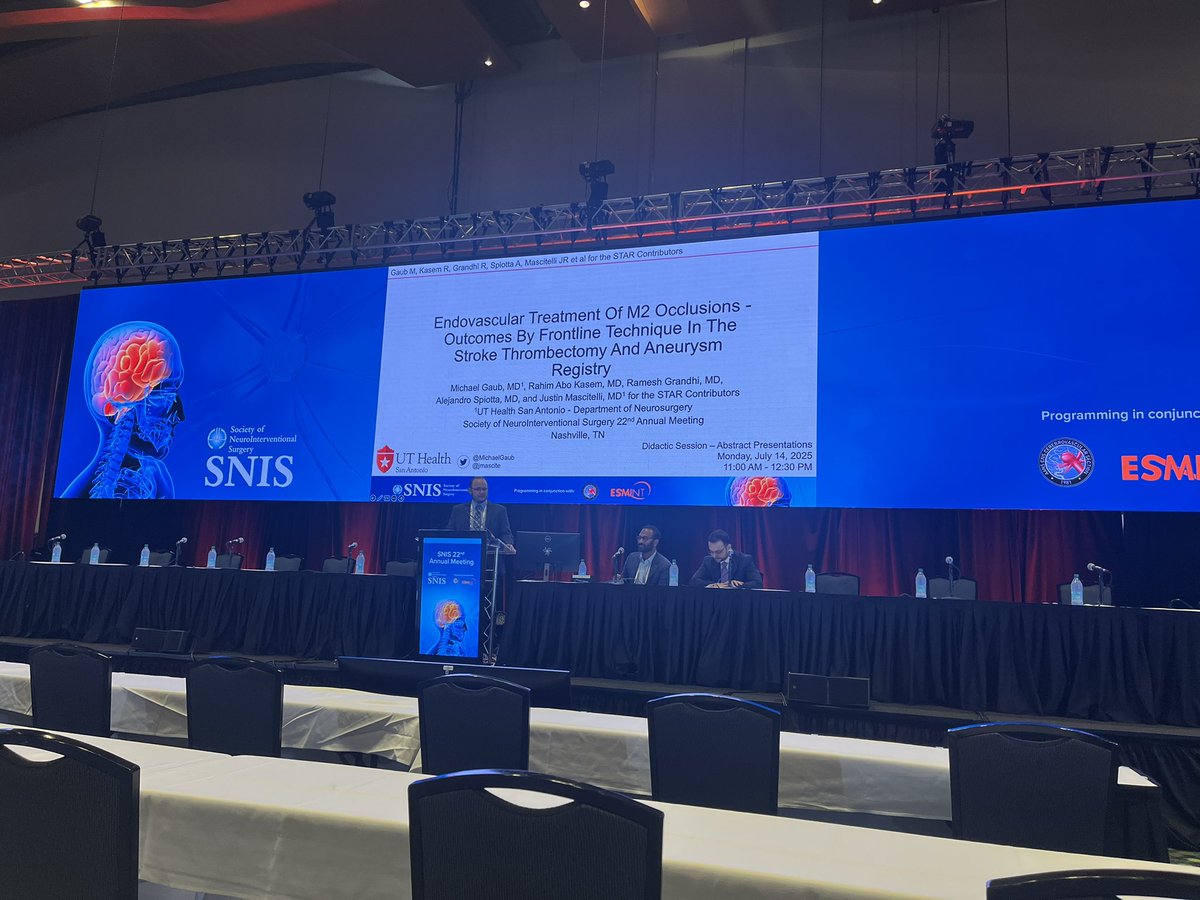Justin R. Mascitelli, MD, FAANS (@jmascite) on Twitter photo The abstract session is underway at SNIS! <a href="/MichaelGaub/">Michael Gaub, MD</a> presenting ADAPT vs SR for M2 occlusions in the STAR Registry! <a href="/spiotta/">Alessandro Spiotta</a> <a href="/SNISinfo/">SNIS Info</a> <a href="/UTHealthNeuro/">UT Neurosurgery</a> <a href="/UthsaNsurgRes/">UT Health SA Neurosurgery Residents</a> <a href="/musc_star/">STAR Network / Collaboration</a> The abstract session is underway at SNIS! <a href="/MichaelGaub/">Michael Gaub, MD</a> presenting ADAPT vs SR for M2 occlusions in the STAR Registry! <a href="/spiotta/">Alessandro Spiotta</a> <a href="/SNISinfo/">SNIS Info</a> <a href="/UTHealthNeuro/">UT Neurosurgery</a> <a href="/UthsaNsurgRes/">UT Health SA Neurosurgery Residents</a> <a href="/musc_star/">STAR Network / Collaboration</a>