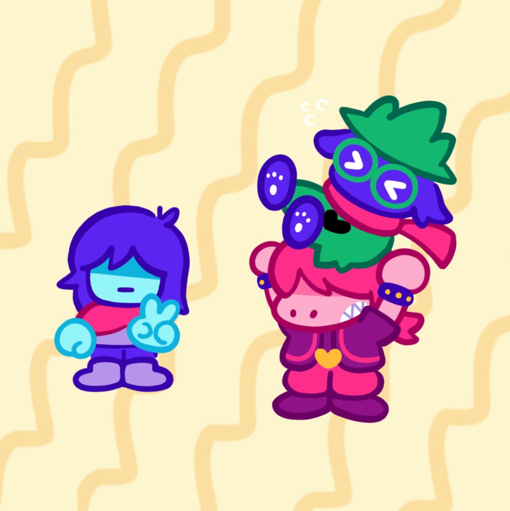 sage_shrimp's tweet image. 델타룬 삼인방
#DELTARUNE #DeltaruneChapter3