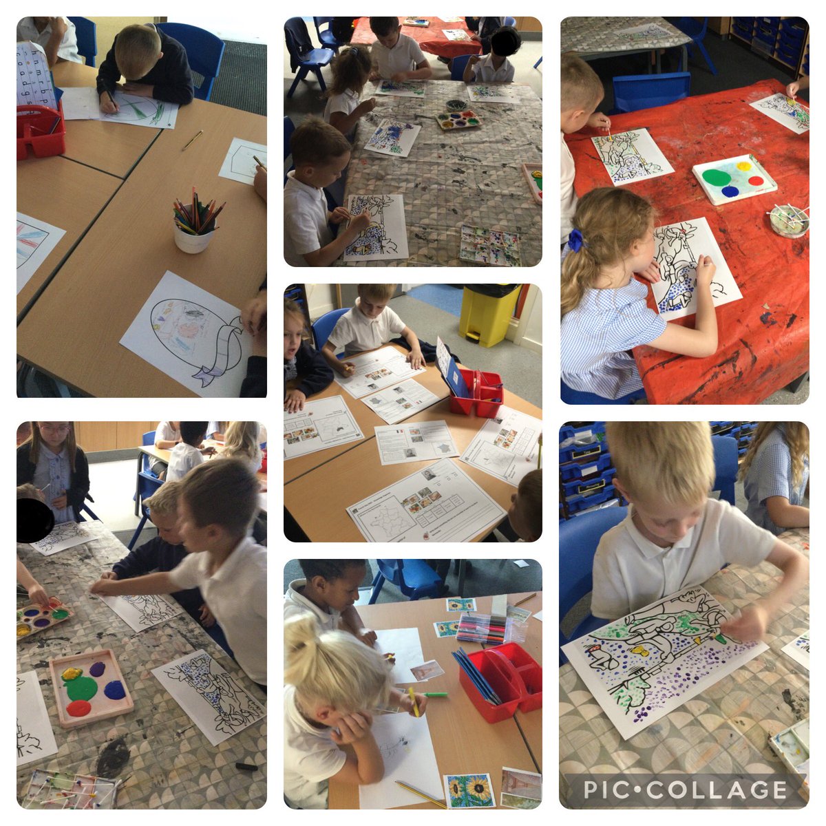 Year 1 had a fantastic time celebrating French Day! They explored the region of Normandy to learn about its history and culture, were inspired by the paintings of George’s Seurat and created their own pointillism artwork. C’etait fantastique!