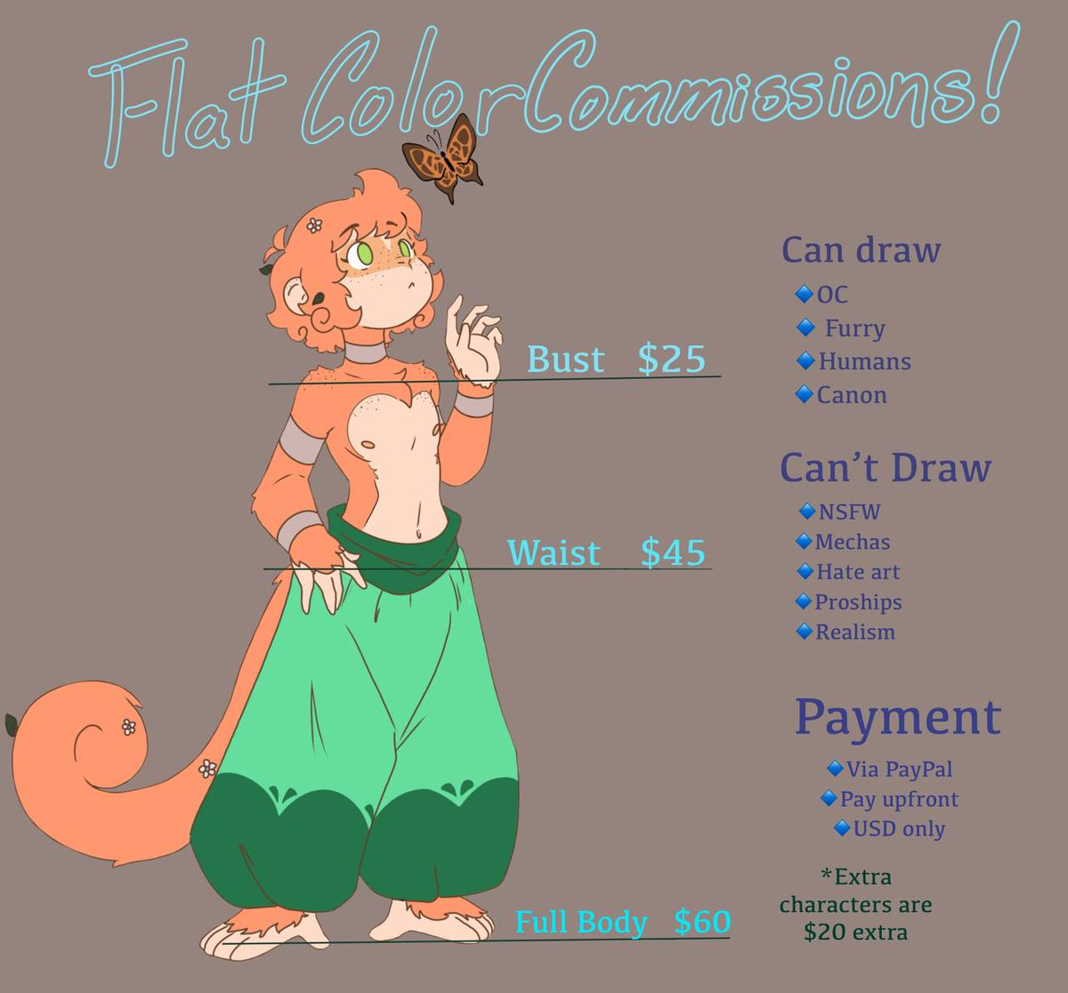 Flat color commissions are open, DM if interested!🫡✨️