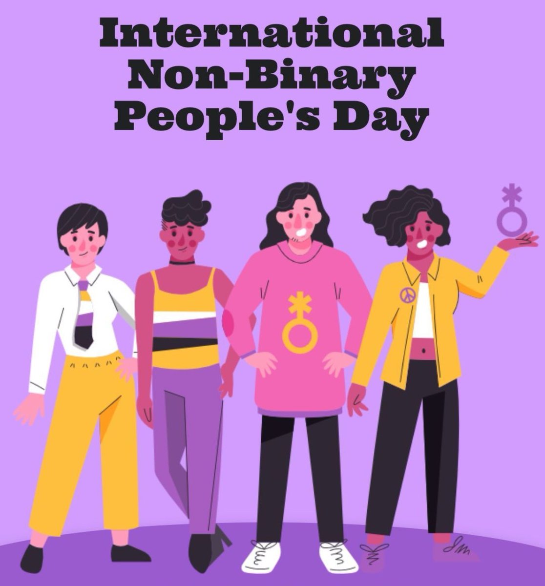 covid_parent's tweet image. Happy International Non-Binary People's Day!
How are you/they/it/zir celebrating?