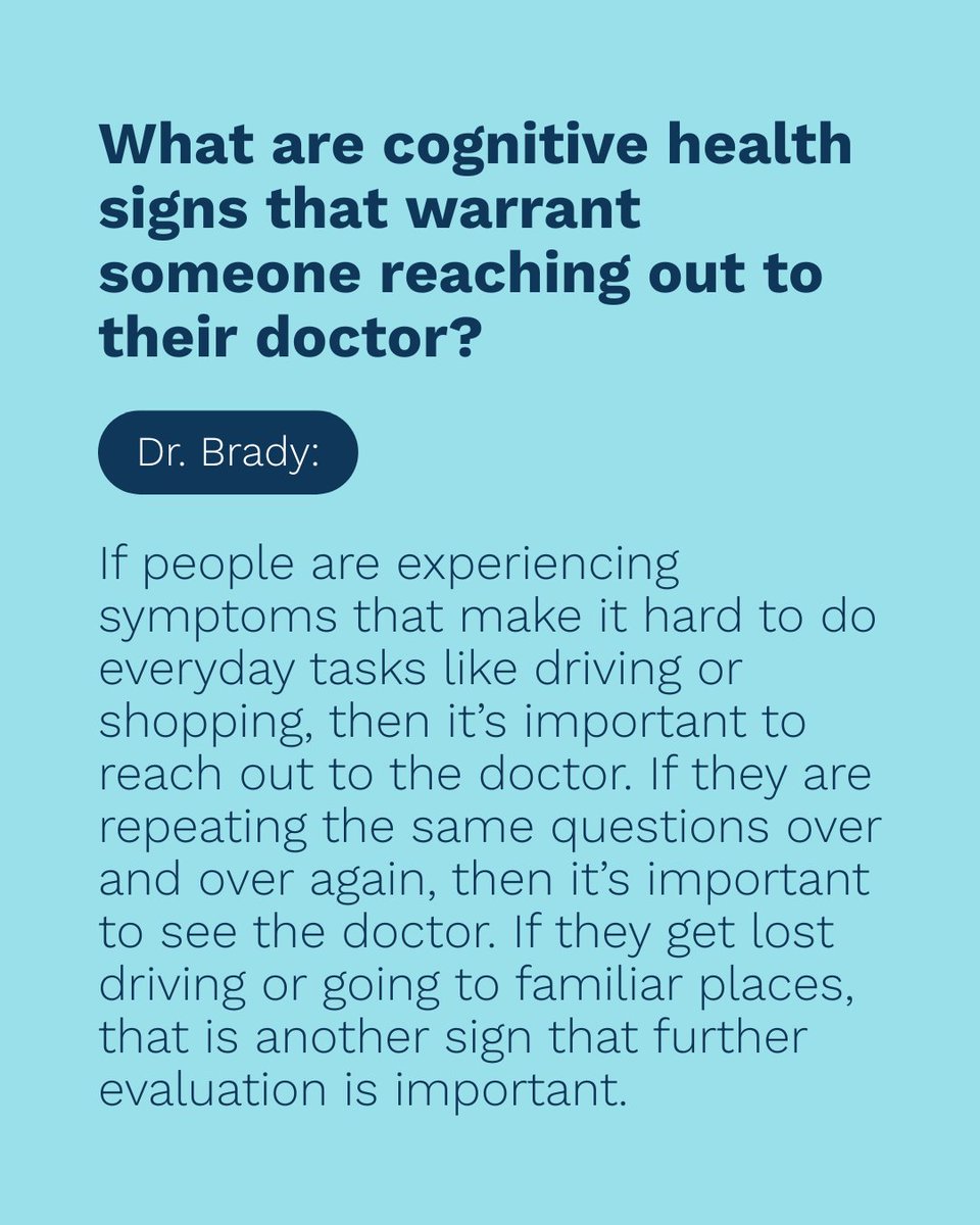 familydoctor's tweet image. Your memory and brain health changes as you age, but it can be challenging to know when you should talk to your doctor. Check out our Q&A with Dr. Brady of @McKnightBrain1, where he answered common questions about brain health: bit.ly/4nF9EXS