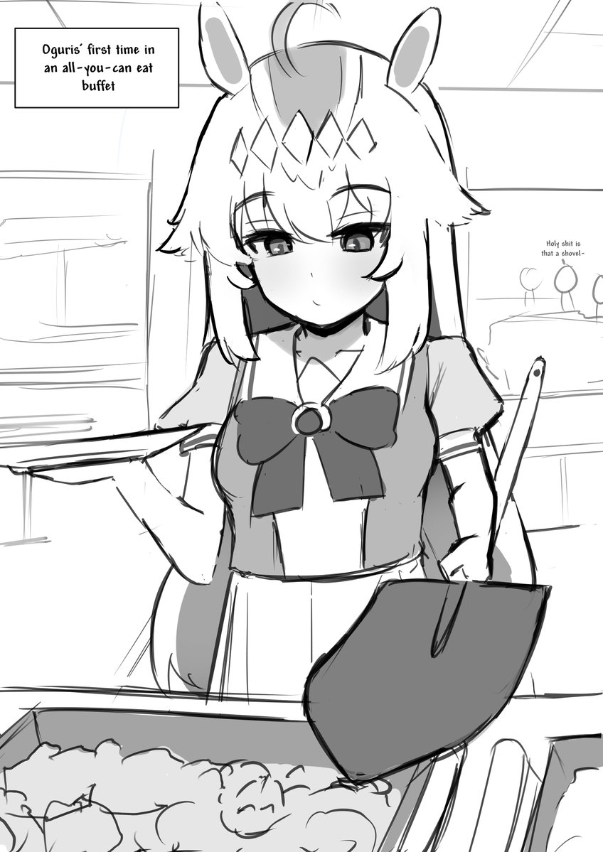 never open a buffet near this creature

#umamusume