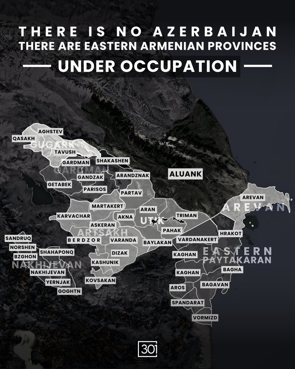 This map challenges the modern narrative by highlighting a deeper truth: much of what is now called Azerbaijan includes historical Eastern Armenian provinces that are currently under occupation. Regions like Artsakh, Nakhijevan, Utik, and Paytakaran have deep Armenian roots —