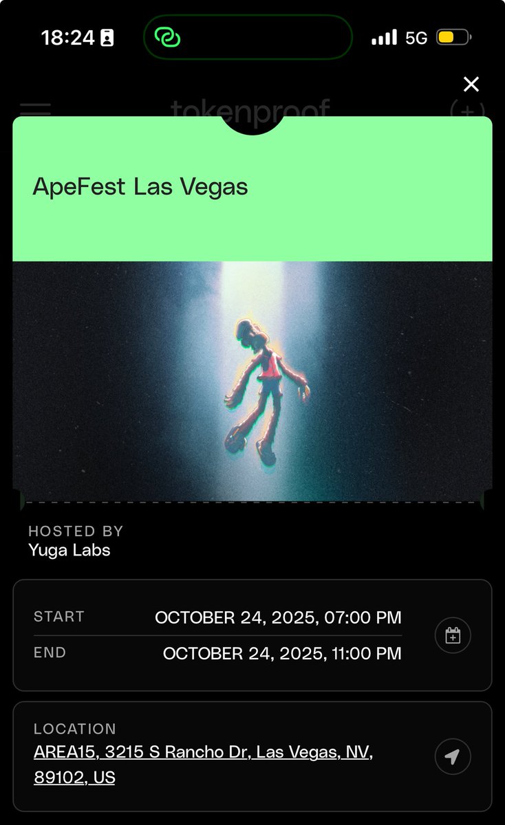 ApeFest once again 🔥🔥🔥 see you there ape fam 💚