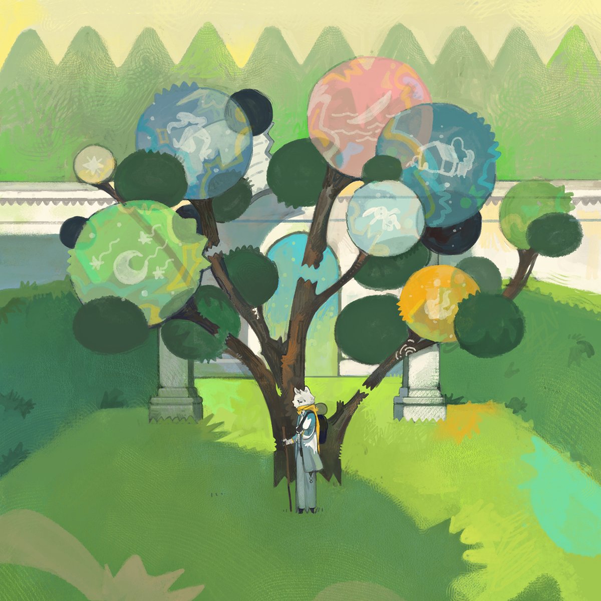 choidomart's tweet image. “The Dream-Grown Tree.”