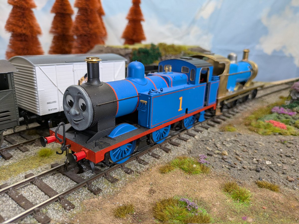 "James tried to move but he couldn't, so Thomas helped him back to the shed."