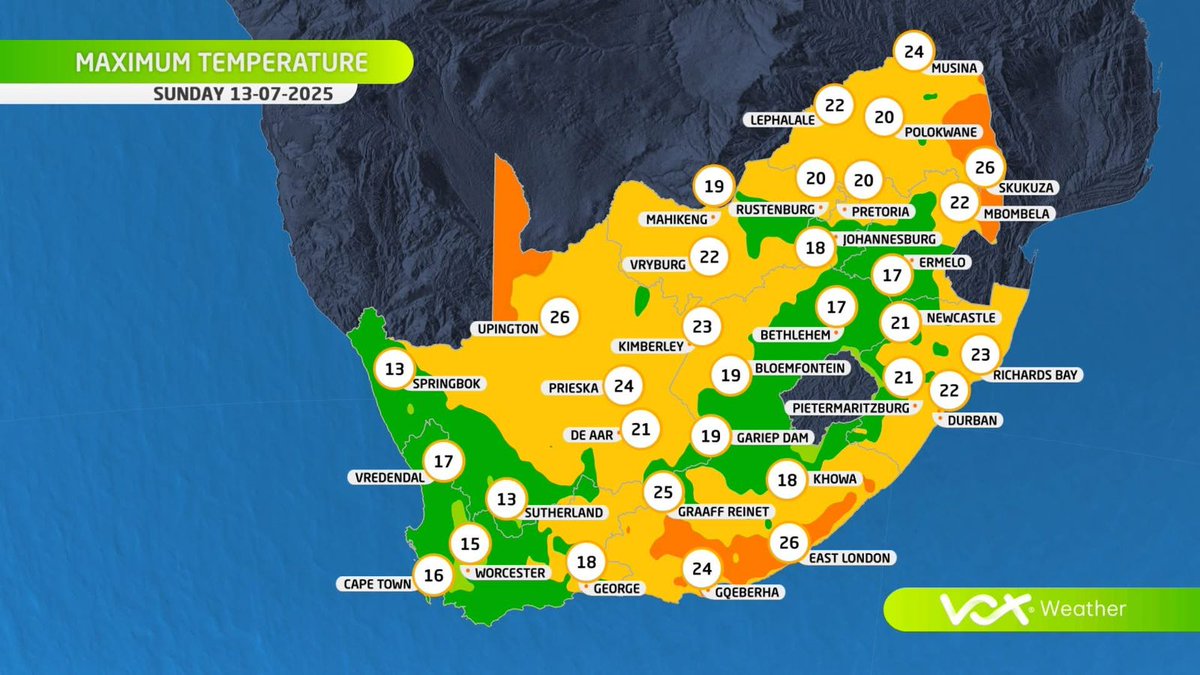 15 July | Vox Weather’s daily forecast

👉africanfarming.com/tiny/69v8