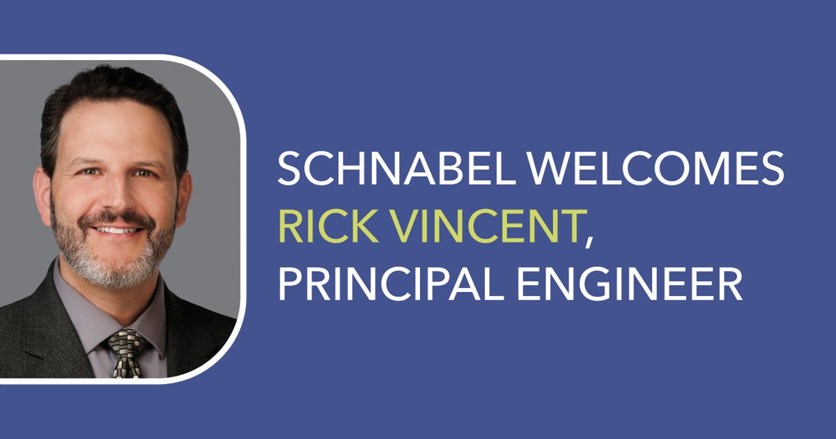 SchnabelEng's tweet image. We’re thrilled to welcome Rick Vincent, PE to Schnabel Engineering as a Principal in our Tunnels &amp;amp; Underground team! With 30+ years of experience in complex underground and heavy civil projects, Rick is a fantastic addition. #SchnabelEngineering
