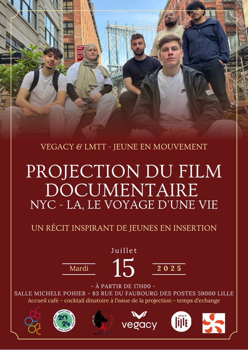 TeamVegacy's tweet photo. 📍Salle Michèle Pohier – Lille
📅 Mardi 15 juillet
🕔 17h : accueil &amp; projection
🍴 Cocktail dînatoire &amp; échanges après la séance
🎮 Weekly vers 19h30 : https://t.co/h9CW4i7ZEG

Un moment fort à ne pas rater 🙌 https://t.co/wgHIFRFNfR