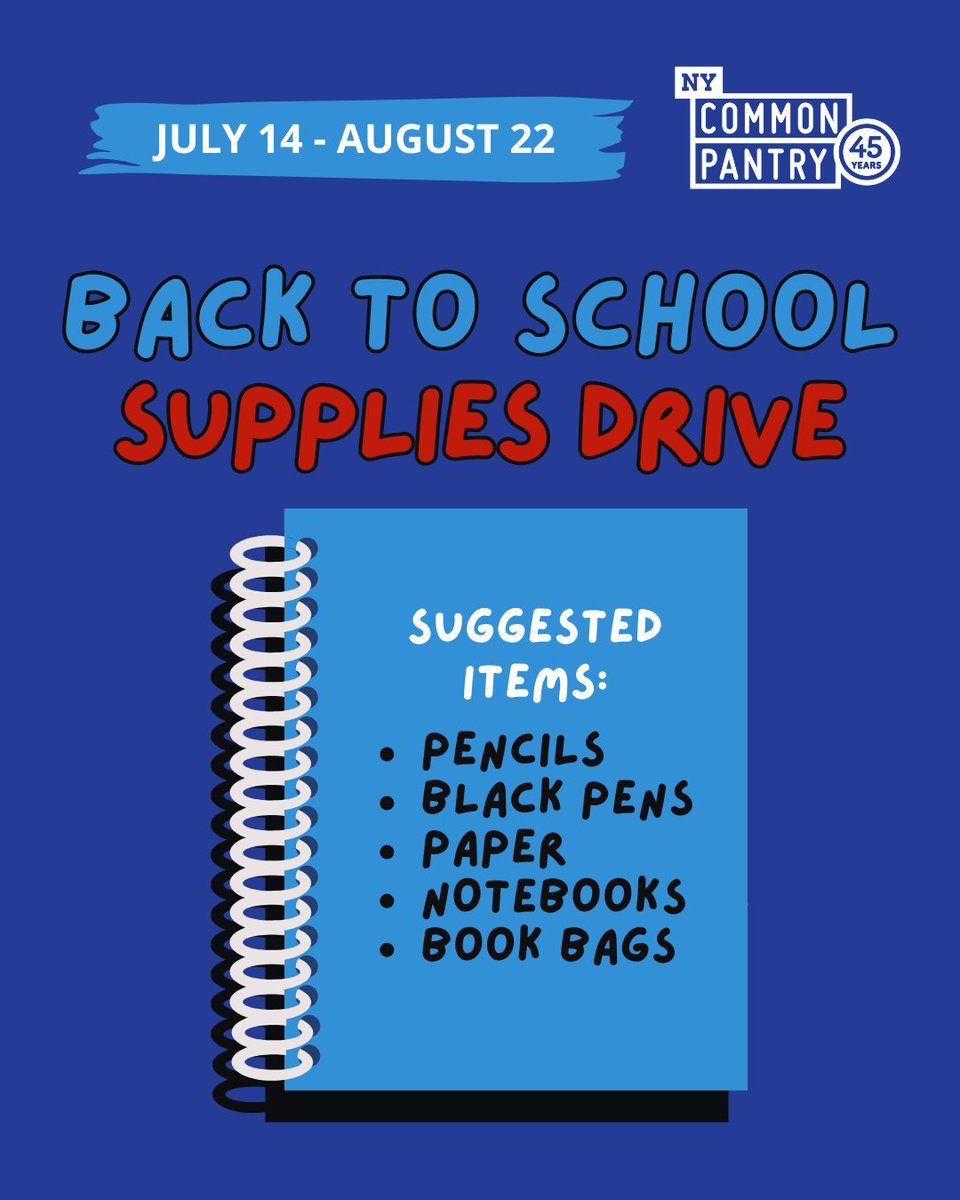 Help students prepare for the upcoming school year! For many families in underserved communities, back-to-school shopping is a financial hardship. By donating, you can help students focus on their studies and have a fresh start to the new school year. 

bit.ly/4eHT9pK