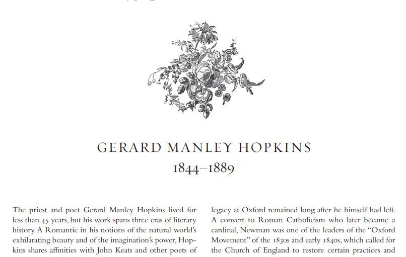 Want a closer look? Download a free copy of the complete selection on Gerard Manley Hopkins (1844–1889) from our Victorian Poetry: An Anthology✒️ 

Click the link on this page: buff.ly/tTGaH3B (opens a PDF!)