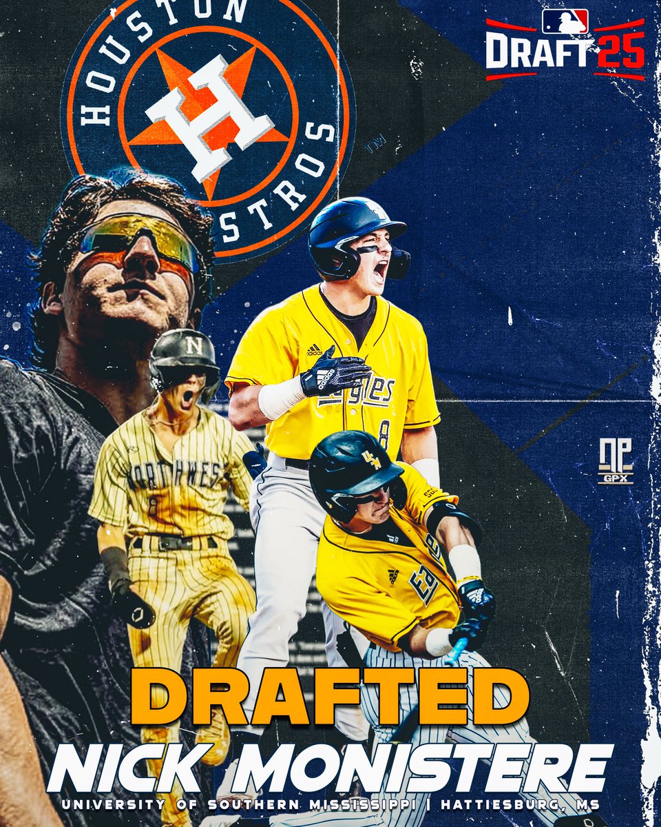 Congratulations to Nick Monistere for being drafted by the Houston Astros in the 4th Round (Pick 126) of the 2025 MLB Draft! 

The total package.