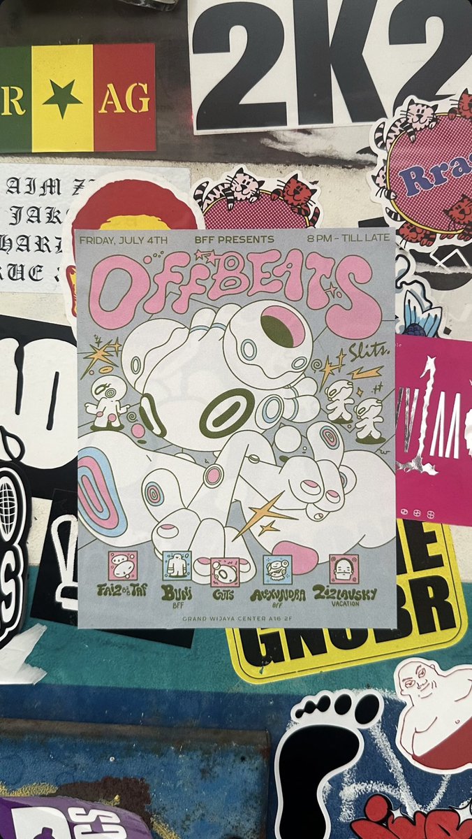 Poster design for BFF : OFFBEATS