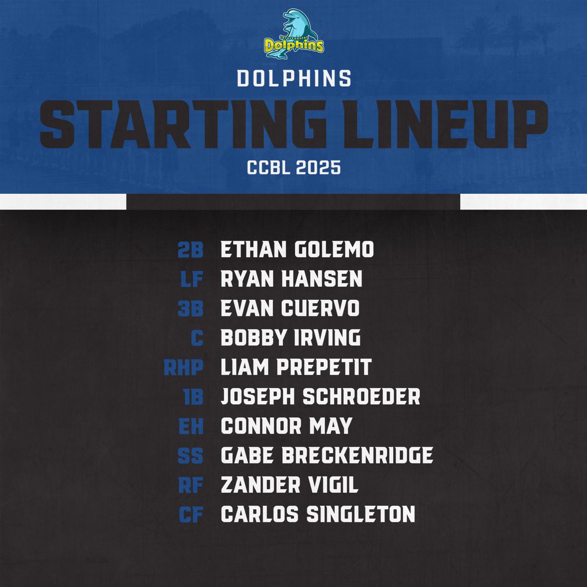 Starting lineups for the Hawks and Dolphins!