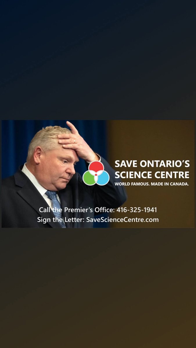 floyd_ruskin's tweet image. I would like to visit our full size interactive and immersive Ontario Science Centre,  but you and @fordnation closed it for no apparent reason. 
Do the correct thing #ReopenRenewReinvest today.
The Premier has received almost 100,000 letters from all over Ontario 
#SaveOSC
