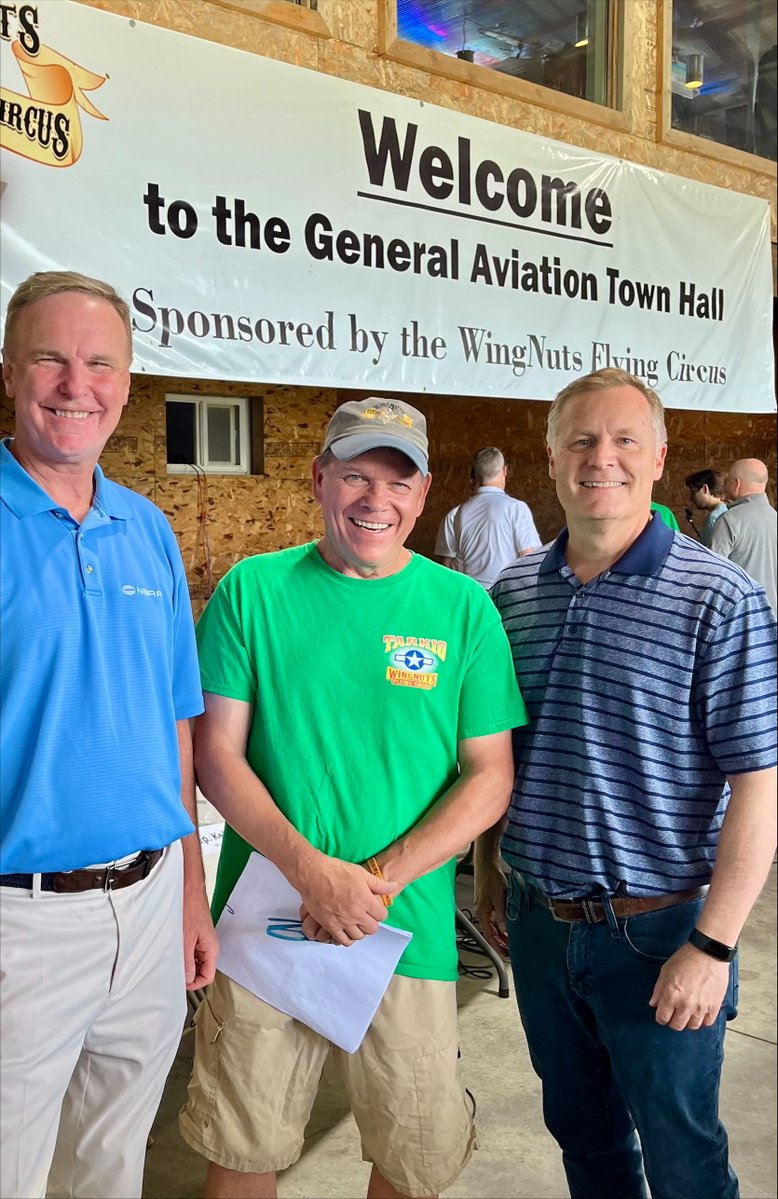 FAA_Chris's tweet image. This weekend, I attended the Tarkio Airshow at the invitation of @RepSamGraves. During the event, I discussed current work by the FAA on #AviationSafety initiatives, controller hiring, and building a new air traffic system in the U.S. to handle the operations of today and…