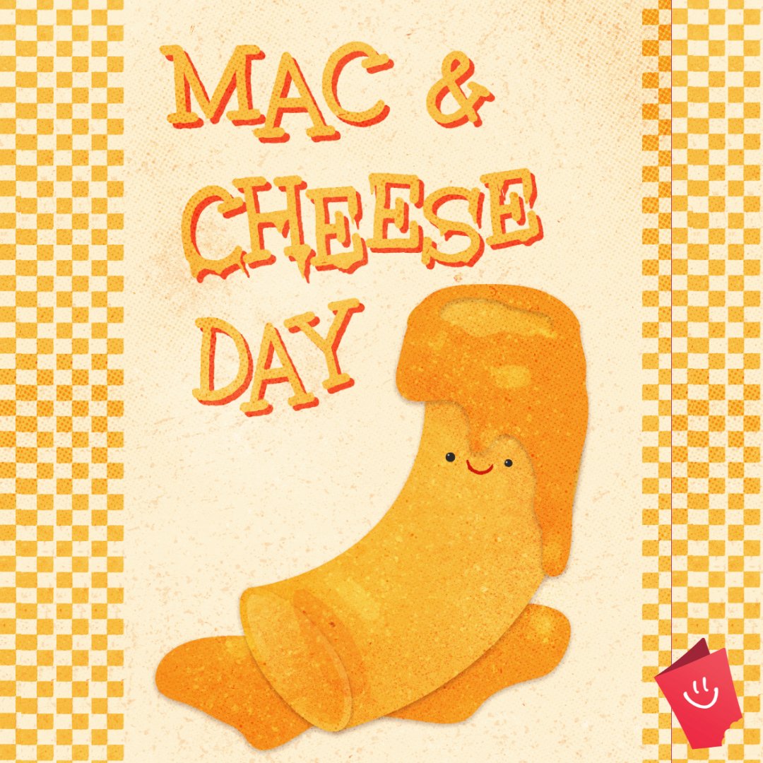 CardSnacks's tweet image. Happy #NationalMacAndCheeseDay from CardSnacks!🧀
Do you love mac and cheese?😋
Retweet to be entered into our weekly drawing for a 25$ Gift Card of your choice! #Giveaway 🤑