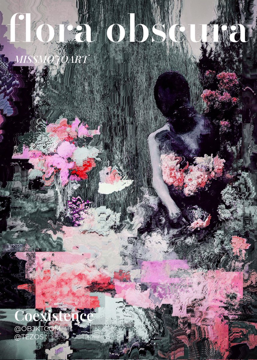 MissMojoArt's tweet image. "Coexistence"
la lumière
caresse mes ruines
invisibles
le monde fleurit
autour de ma nuit
--
light caresses
my invisible ruins
the world blooms
around my night
--
15 editions 8 xtz
objkt.com/tokens/KT1Srce…
curated by @coralinesaidso in the #floraobscura collective…