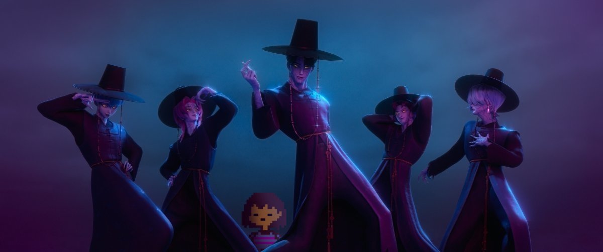 Random_Frisk's tweet image. *This demon boy band is singing about wanting to steal your SOUL...
*...Well, it certainly wouldn't be the first time someone has tried to do that.
Submitted by Anonymous