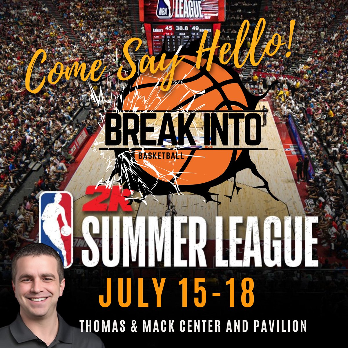 I will be in Las Vegas for the <a href="/NBASummerLeague/">NBA Summer League</a> starting tomorrow afternoon through Friday July 18.  Please come say hello if you see me in either one of the gyms