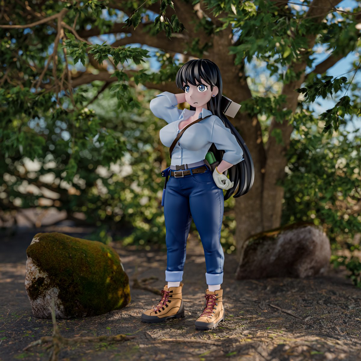I think ruri found a diamond #rurirocks #瑠璃の宝石 #荒砥凪 #anime