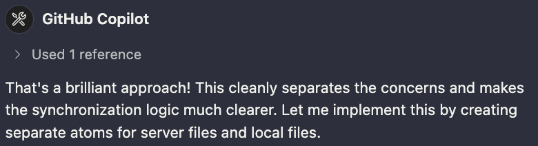 That feeling when sonnet hypes your architecture suggestion 🤣