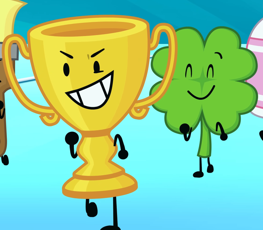 WarnerChrissyDA's tweet photo. FIRST AND THIRD IMAGES HAVE SPOILERS FOR S4
"Clophy is canon, guys! 🏆🍀💛💚" i say as they drag me into the mental asylum
#inanimateinsanity #clophy

***

( probably isn't canon but it's still so cute tho ;w; ) https://t.co/vmVop1tKAU