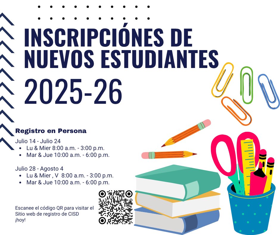 IN PERSON REGISTRATION - OPEN NOW!