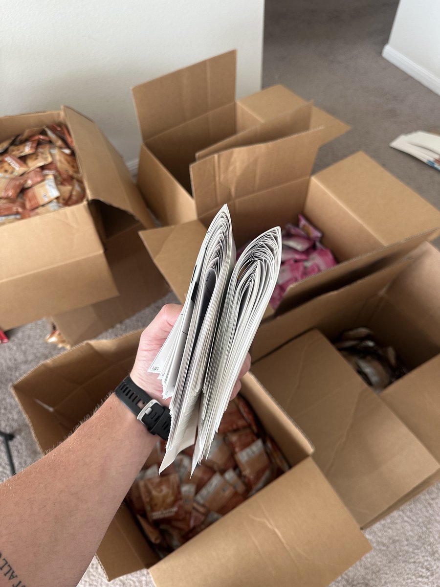 scottsimnz's tweet image. Weekend orders. Might need a 3PL to offload some of this