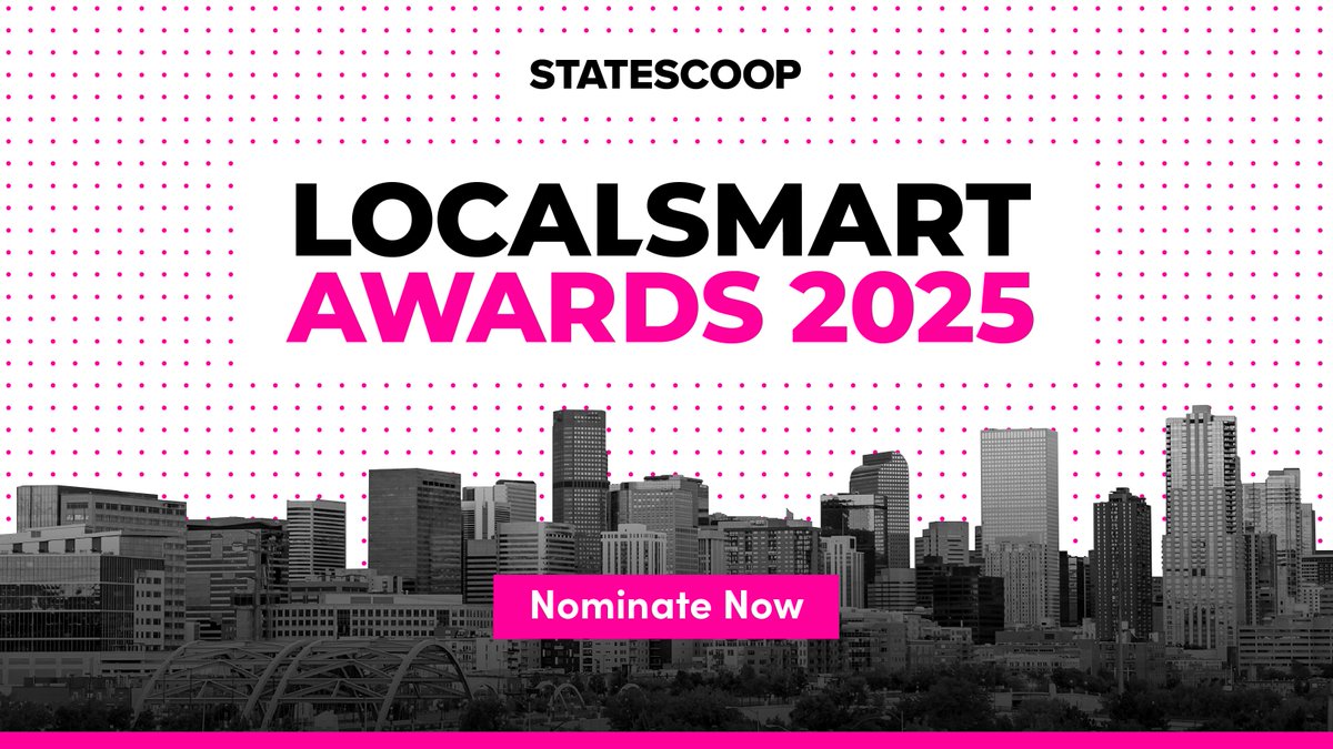 The 2025 LocalSmart Awards are now open for nominations! Award categories include City Executive of the Year, County Executive of the Year, Local IT Leader of the Year and Local IT Innovation of the Year.

Nominations are open through July 18: scoopmedia.co/4lzecgx