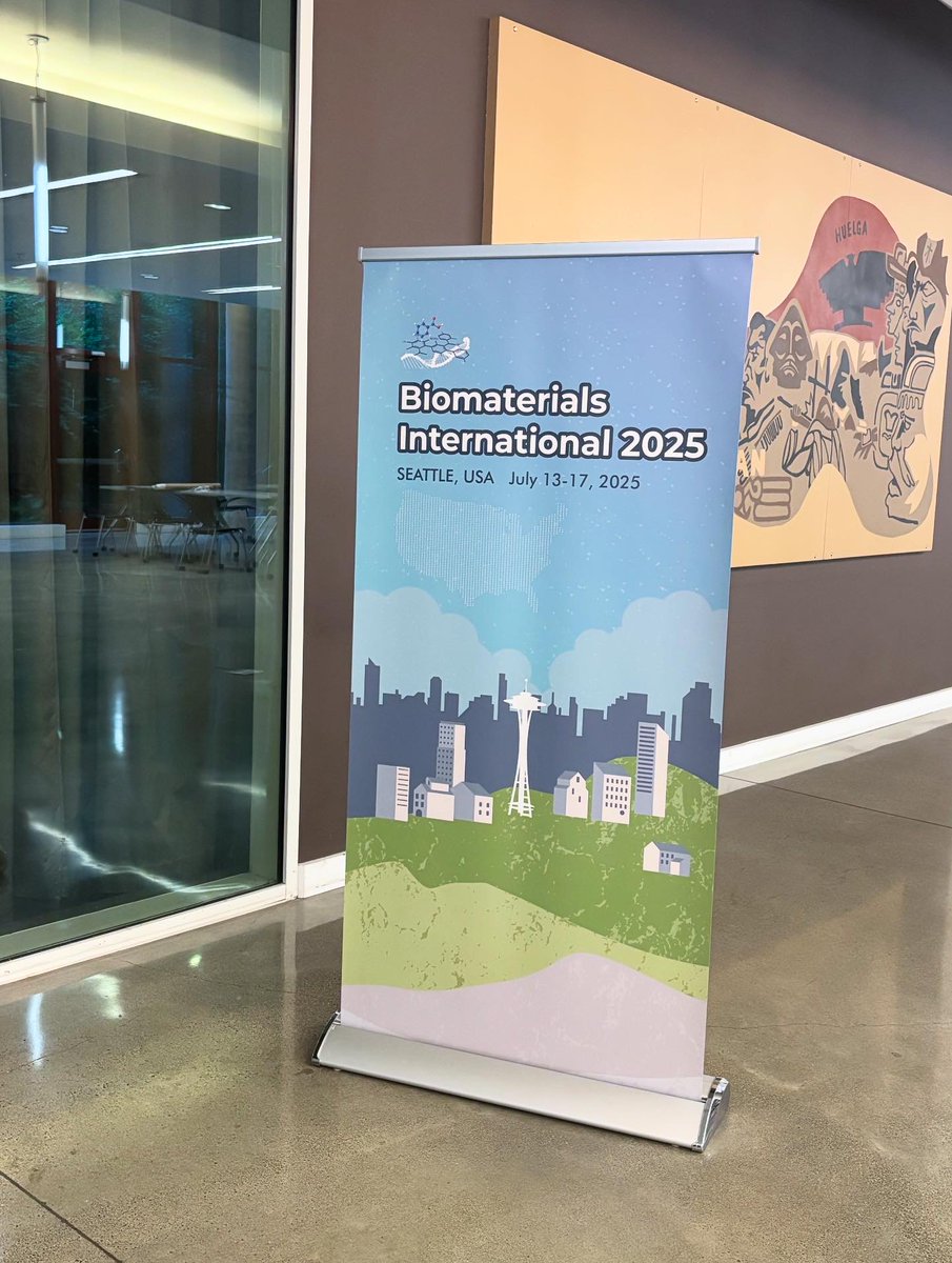 UWMolES's tweet image. The Biomaterials International 2025 is off to a great start! We're so happy to be bringing together international research communities to share new and exciting advances in biomaterials. Thanks to our student volunteers, speakers and conference committee for pulling it together.