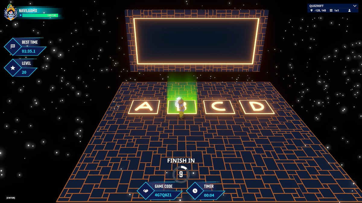 Hey #Sandfam, I just completed Quizrift in [01:35.1]! Can you beat my time?  #QuizriftEvent
<a href="/Sanctum_5/">Sanctum Metaverse - Artist</a> <a href="/naitzugi/">naitzugi</a> <a href="/Kuroes2/">Kuroes</a> <a href="/squidm00n/">Squidmoon</a>