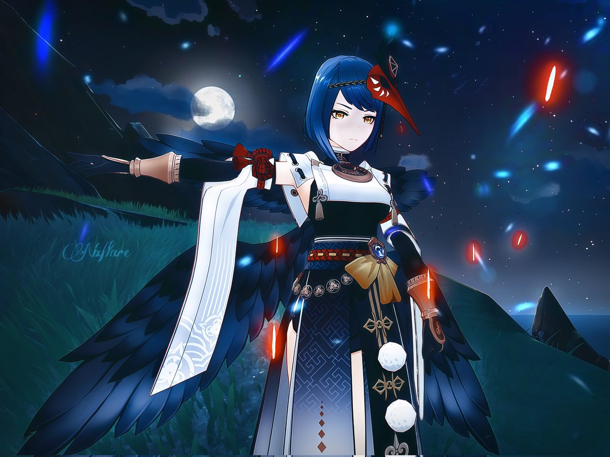 nxflare_'s tweet image. #KujouSara #GenshinImpact #原神 #原神写真部 #sara #HoYocreators
