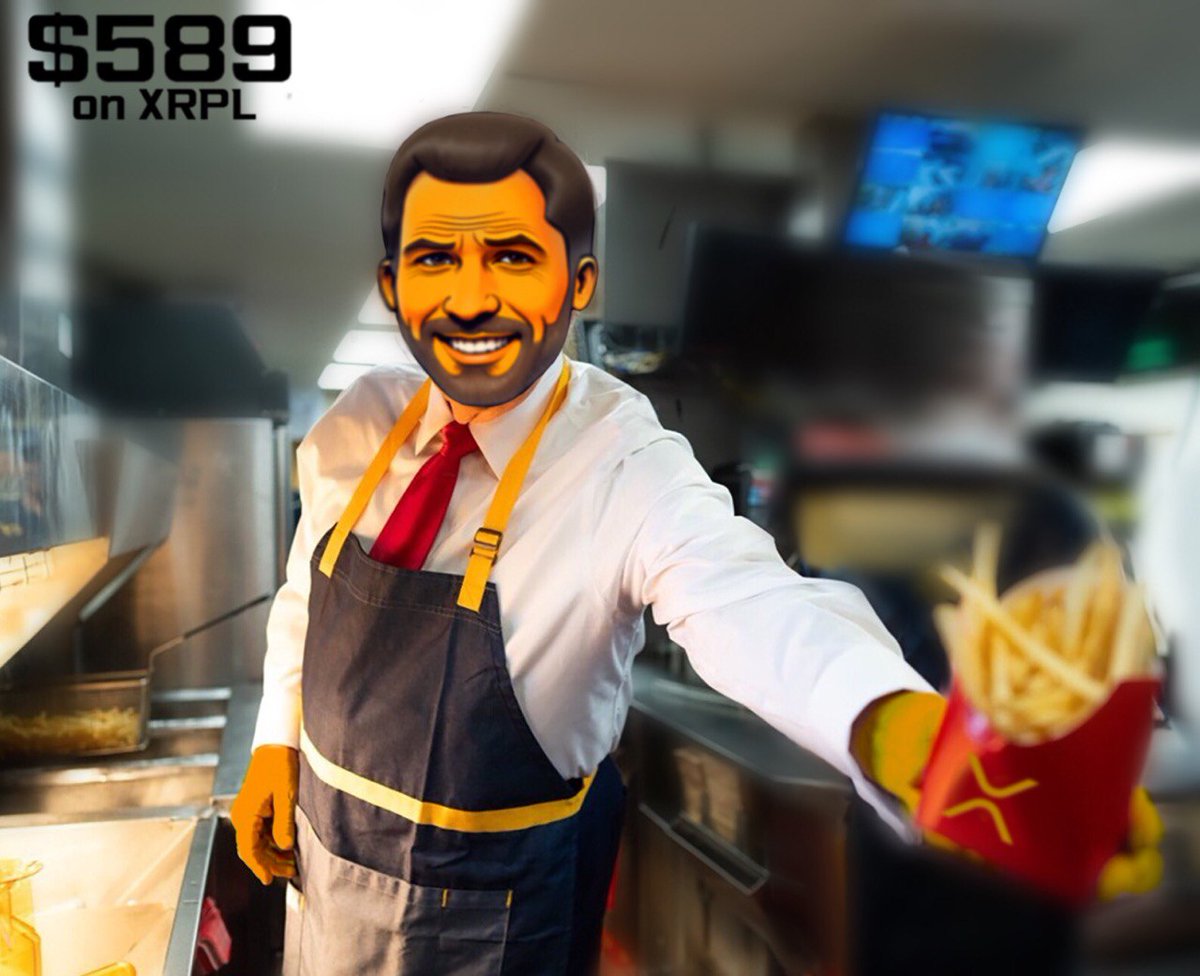 #XRP needs to hurry up.

I’m tired of putting the fries in the bag.