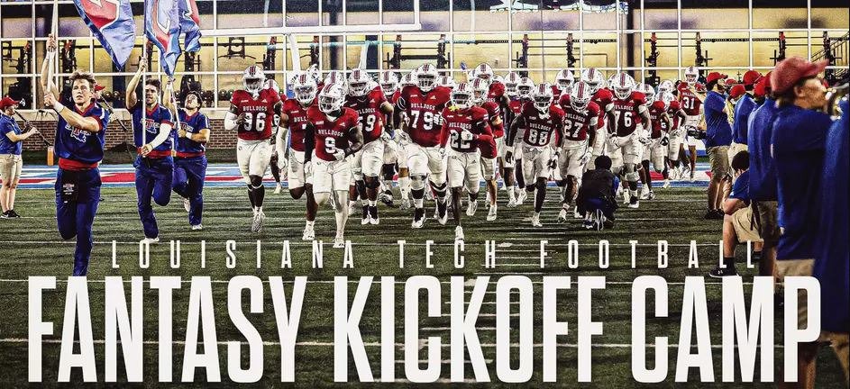 LATechChampRes's tweet image. 🚨2025 Fantasy Kickoff Camp🚨
On August 15-16, Louisiana Tech football fans will have an opportunity to get 24 hours of behind-the-scenes access. Attendees will experience player meetings, staff meetings, practice sessions, and a scrimmage on Saturday.
buildthelegacy.com/FBFantasyCamp