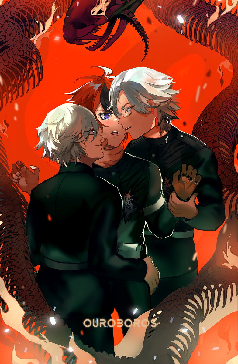 「ウロボロス #hndr_FA #ハンドラ美術部」|Gunnyのイラスト