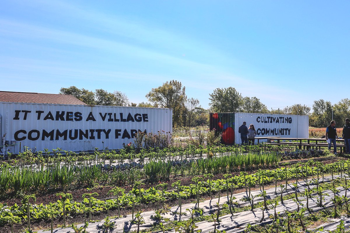 USDA_NRCS's tweet image. It Takes a Village is a nearly 3-acre non-profit farm outside Chicago that opened in response to the last grocery store closing in the community in 2019. We helped them get a high tunnel to expand the growing season, providing over 2,000 people annually with fresh, healthy food.