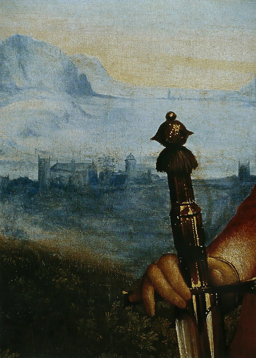 Judith, détail de l'arrière-pays 
Giorgione - 1504