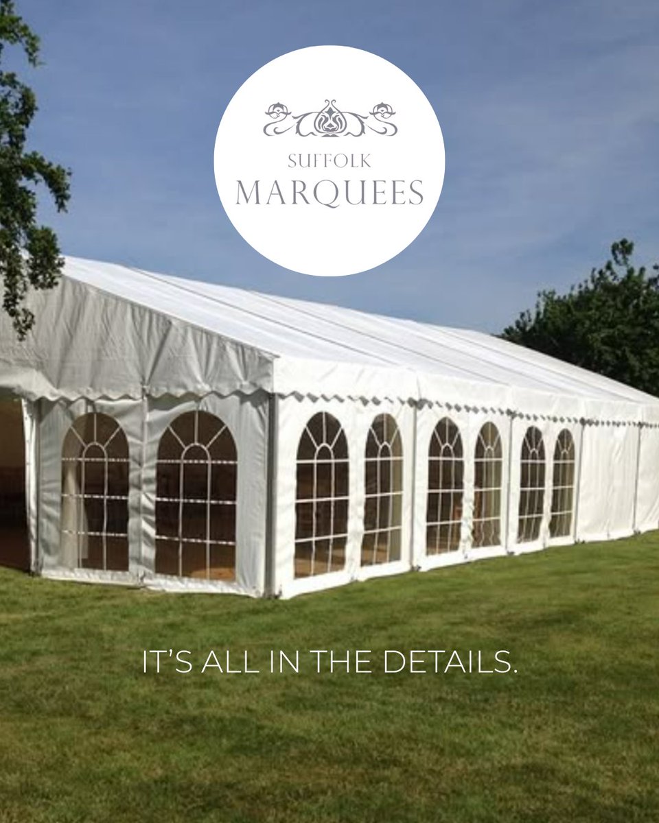 Our marquees don’t just shelter a party... they set the scene for something you’ll remember forever!

☀️ Suffolk-based
🪩 Weddings, birthdays, corporate events and more
🎪 Marquees, sailcloth marquees, tipis and stretch tents
🪑 Furniture, lighting and more
📞 01473 603310